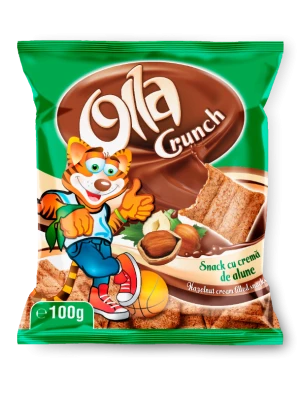 Olla crunch, mogyorós krémmel töltött gabona falatkák - Scandic Royal Kft.