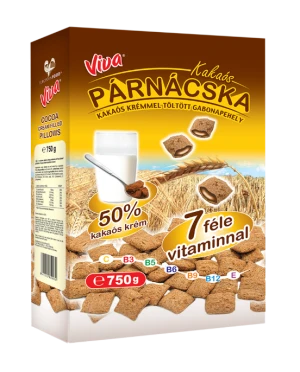 Viva kakaós ízű krémmel töltött gabonapárnácska - Scandic Royal Kft.
